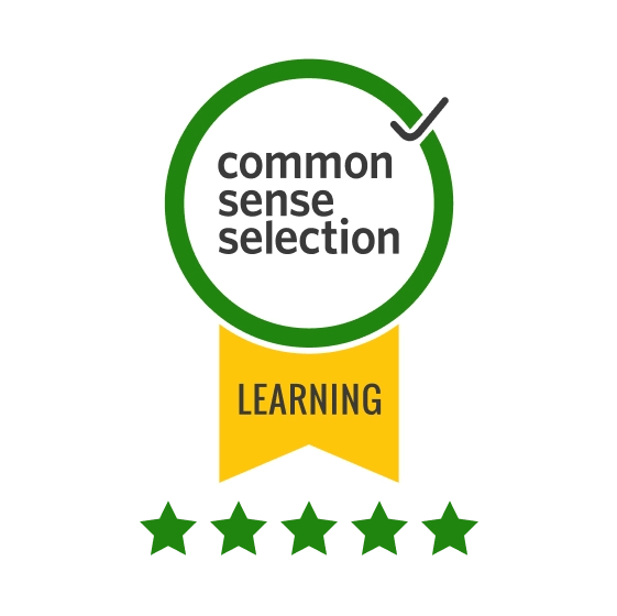 Common Sense Education 5-Star Learning Tool – Selected for High Educational Value